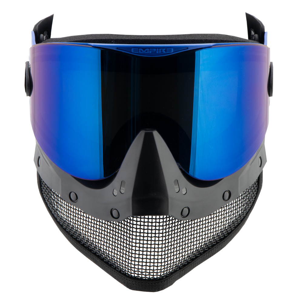 Empire E-Mesh Goggle System for Airsoft - Black with Blue Mirrored Thermal Lens