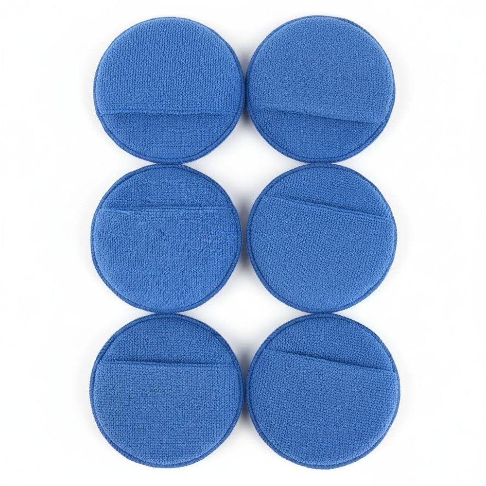 Car Wax Applicator Microfiber Pads, Ultra-Soft Buffing...