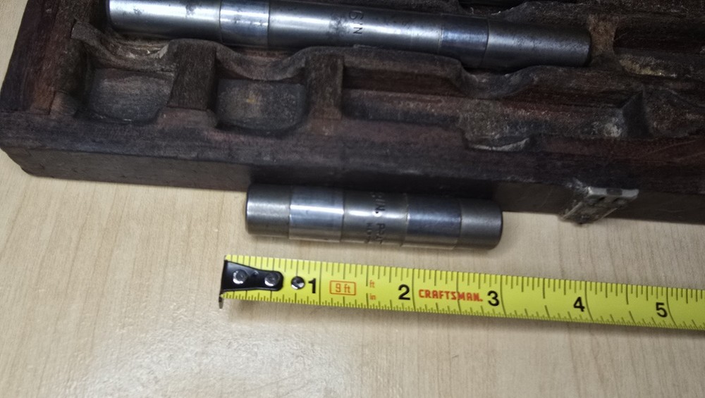 PRATT & WHITNEY PRECISION END MEASURES INSIDE MICROMETER GAGE STANDARDS SET
