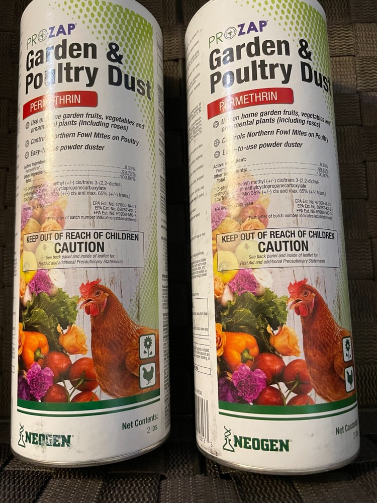 2 pack Prozap  Garden & Poultry Dust - 2 Pound Container each