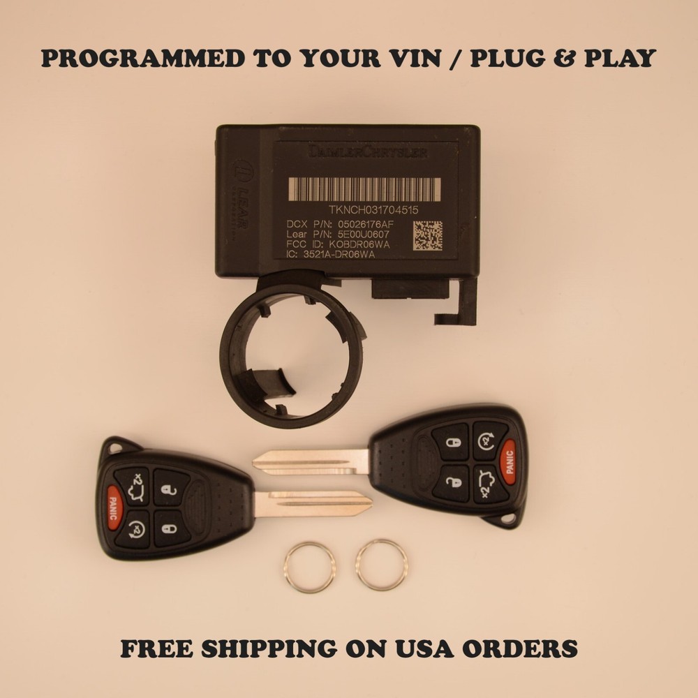 2007 Dodge Durango Dakota Immobilizer 05026176AF VIN Programmed Plug & Play