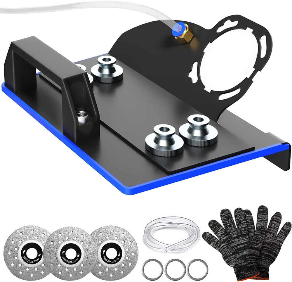 45 Degree Tile Chamfering Tool, Angle Grinder Stand for 45° Tile Cutting, Tile C