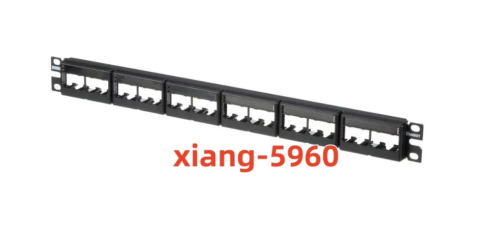Panduit Mini CPPL24WBLY modular patch panel, suitable for CAT6, 5E 24 port
