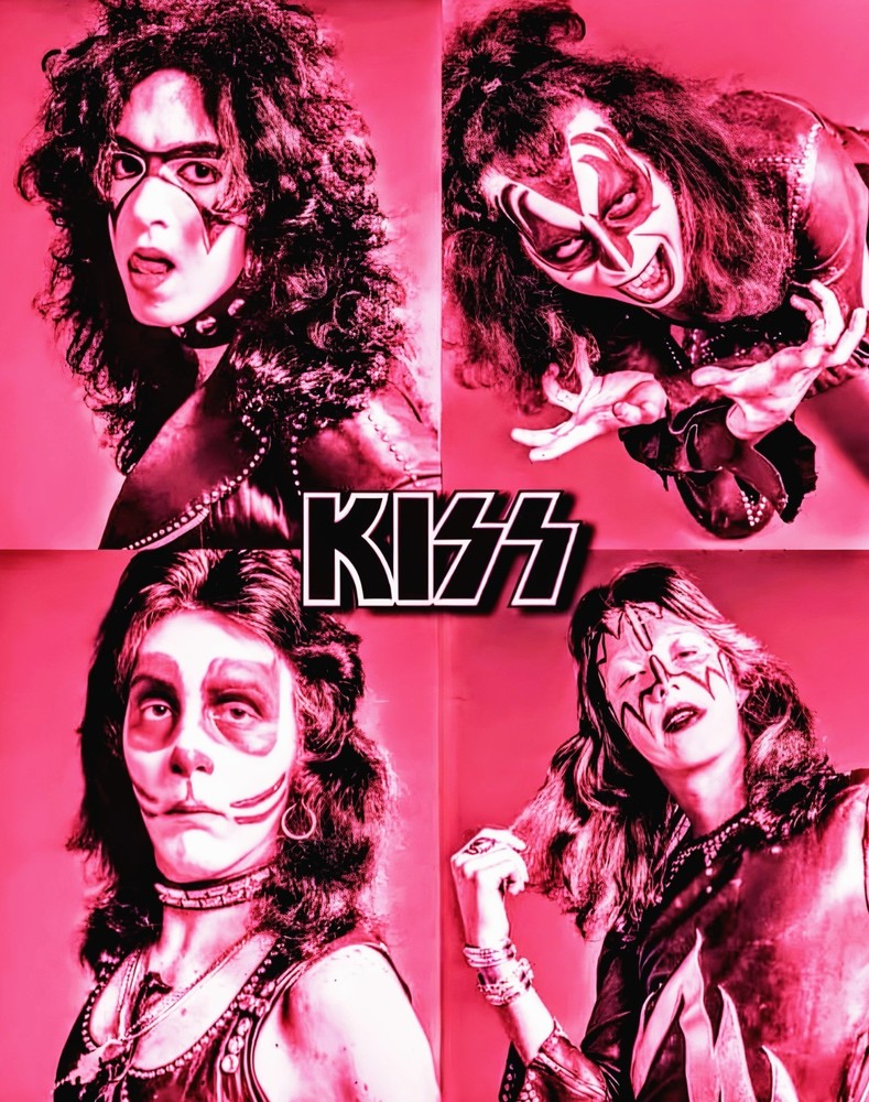 11x14 Kiss Ace Frehley Poster Kiss Debut 1973 Style Photoshoot