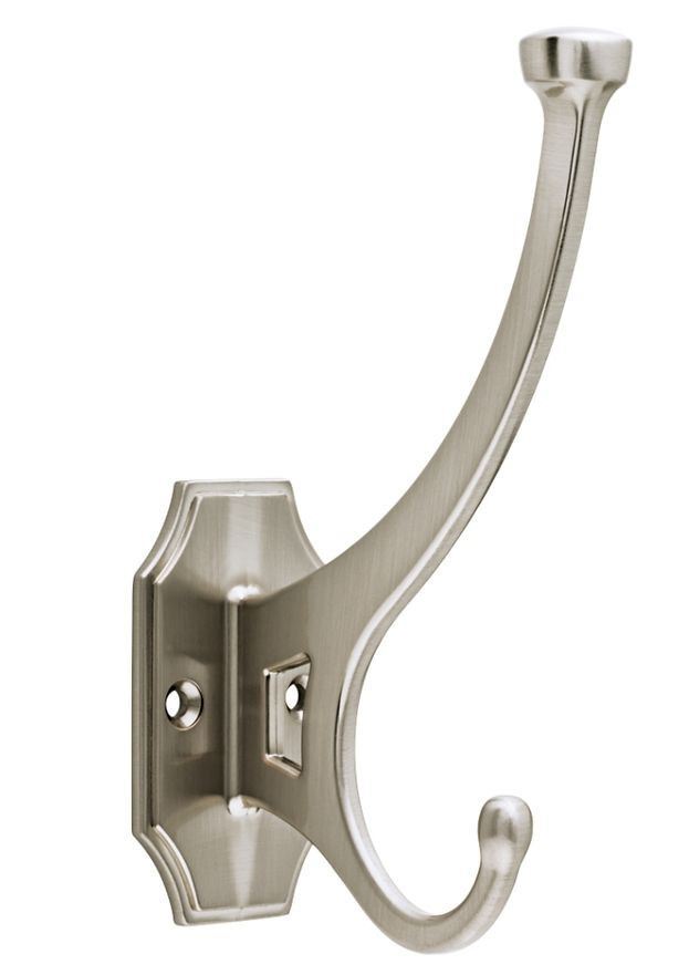 6" Satin Nickel Graceful Hook