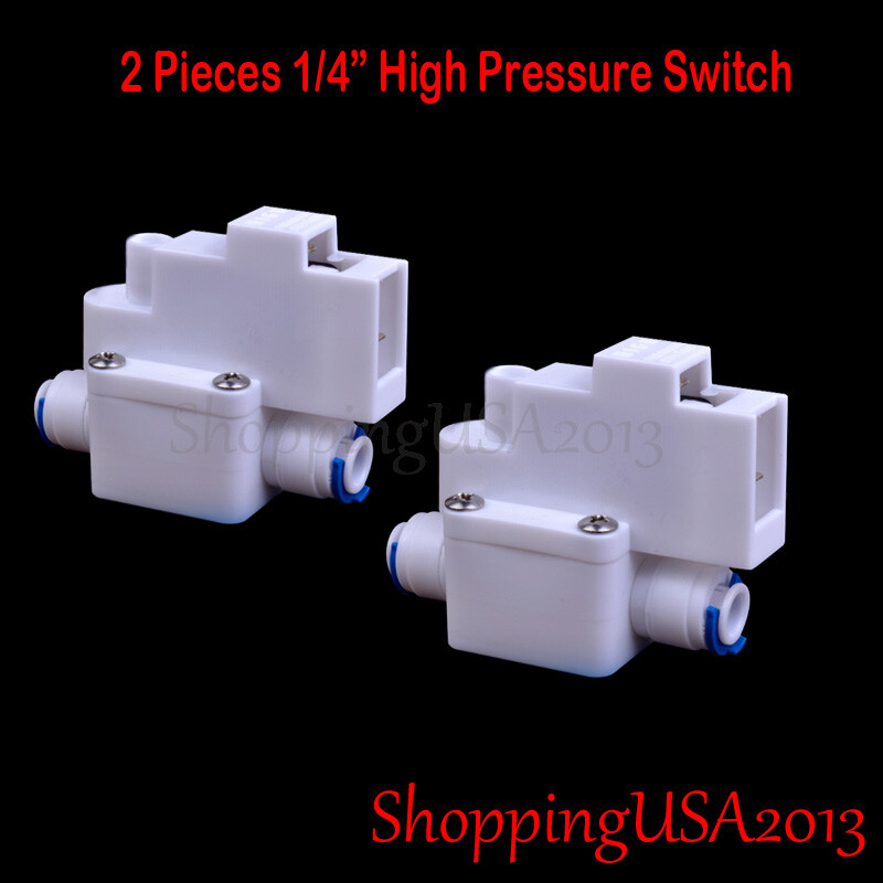 2 1/4"-1/4" High Pressure Switch Quick Connect RO Water Filter System Push In