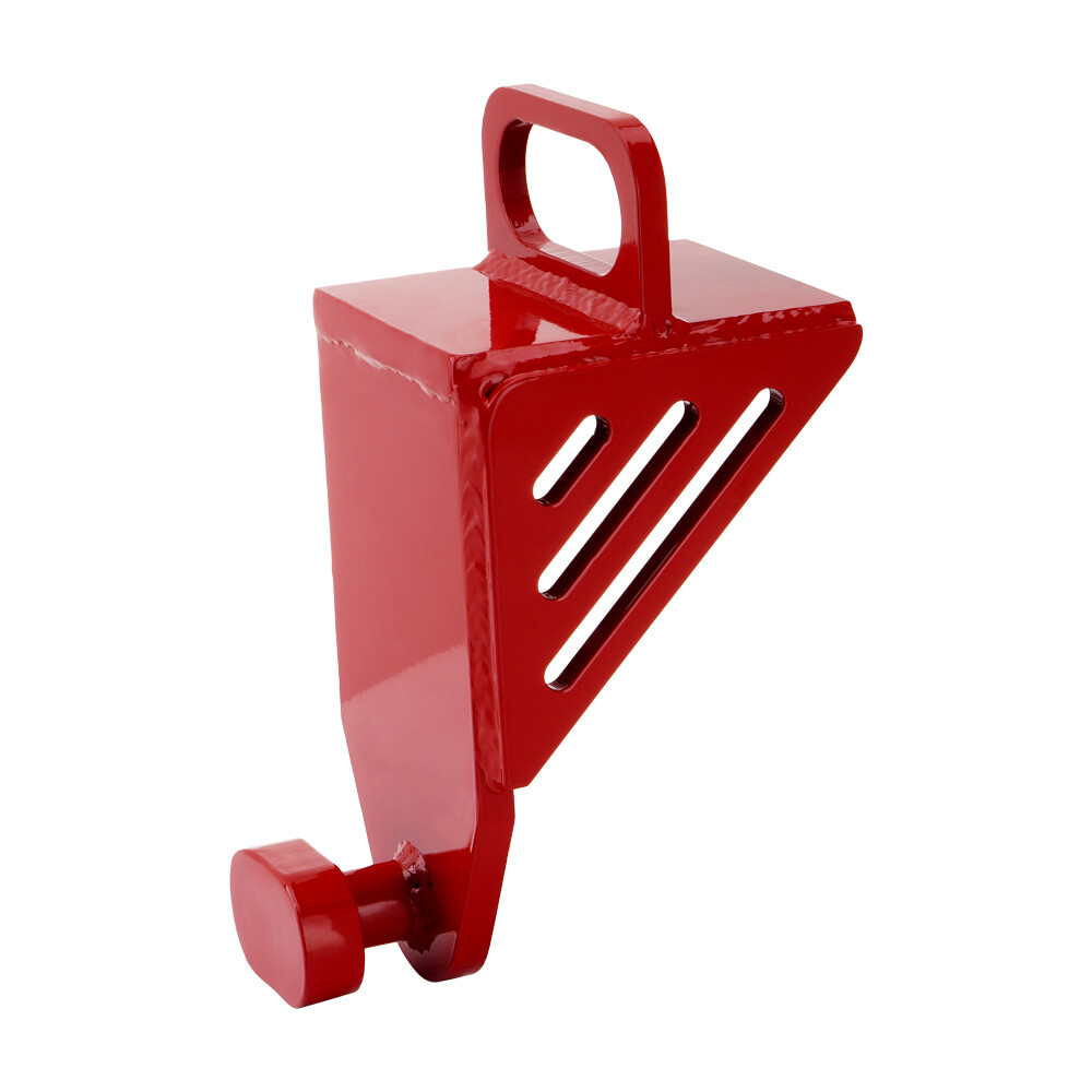 Shipping Container Jack Lug, with Handle, Red Jack Leveling Attachment 74000 LBS