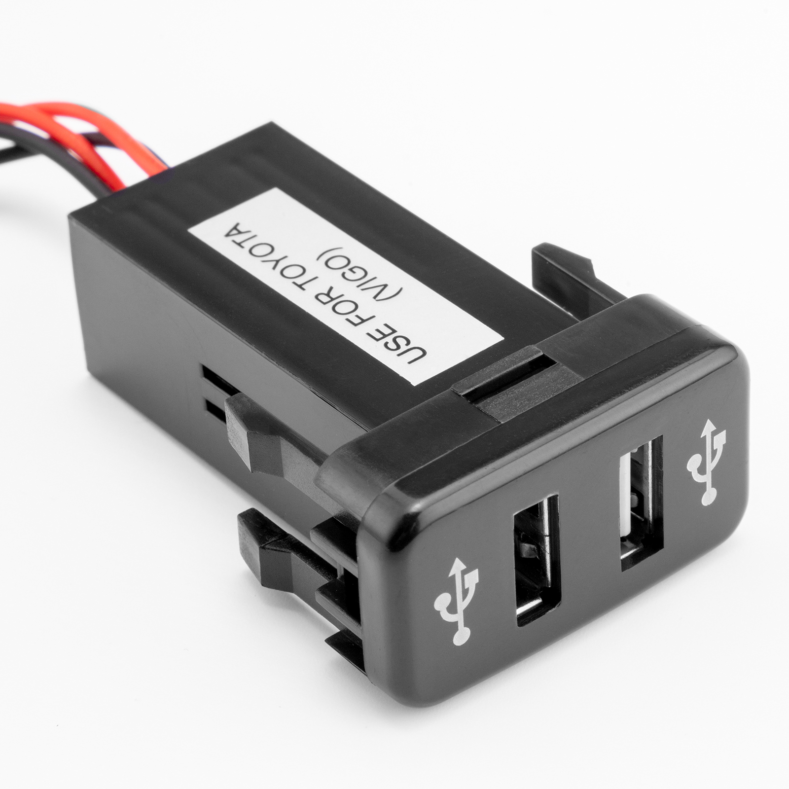 Car Charger Socket Dual 2 USB Port Charging For Toyota 4Runner 2003-2009