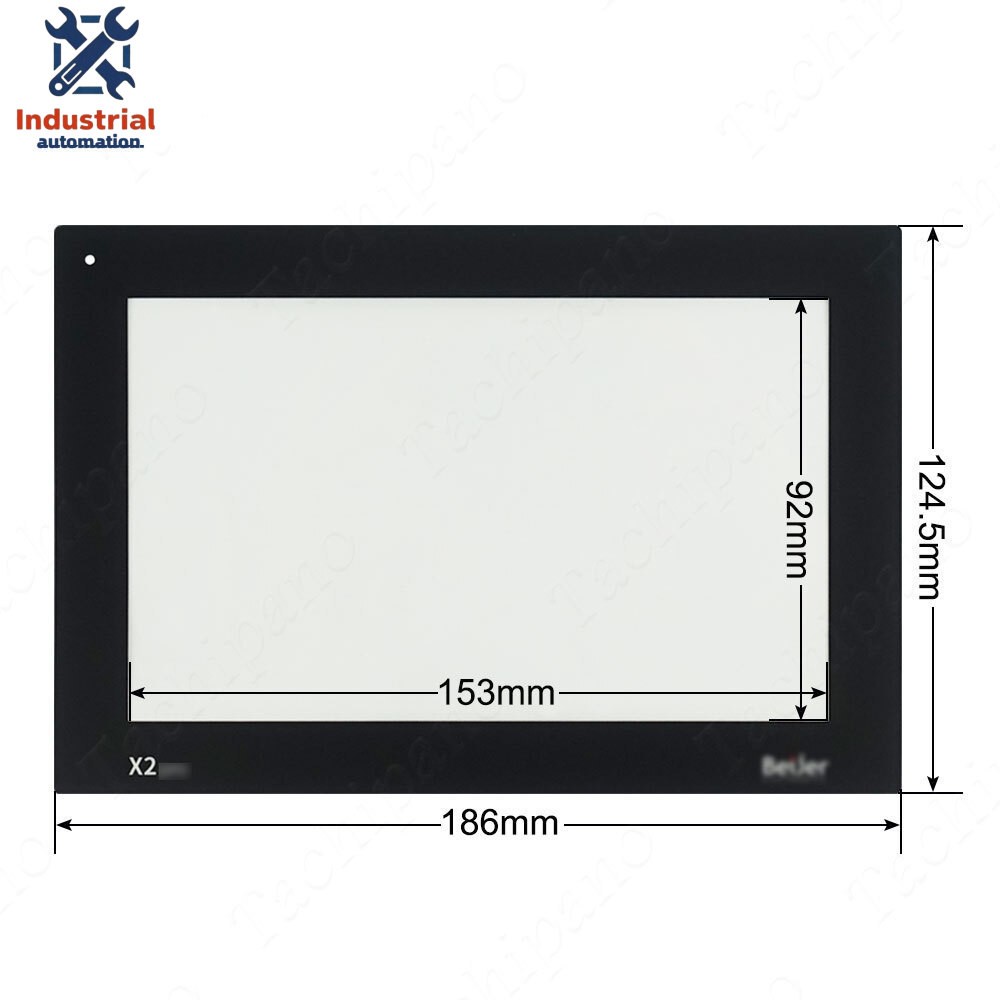 Touch Screen Panel Glass for Beijer X2 Control 7 - B2 7-B2 Control7-B2 + Overlay