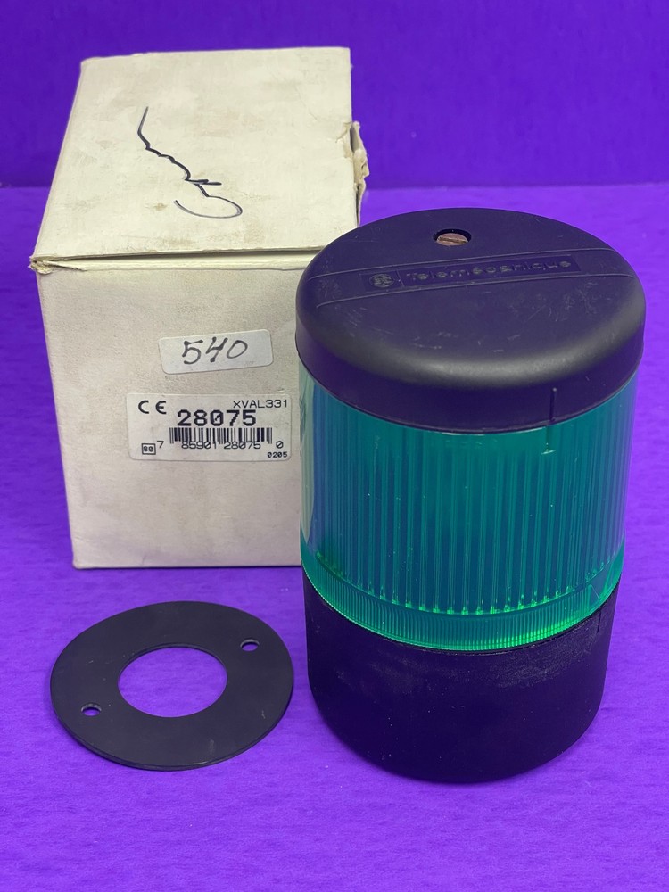 New Telemecanique XVAL331 Beacon Stack Light Module Green