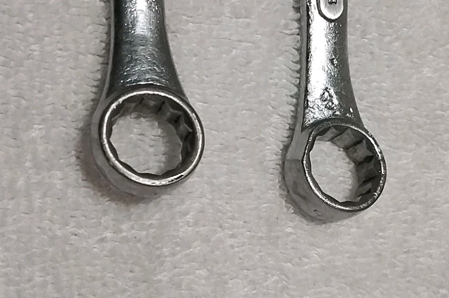 2PC S-K TOOL C-16 1/2"& C-10 COMBINATION 12PT "VINTAGE " WRENCH SAE USA 🇺🇸