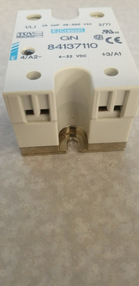 84137110 - CRYDOM, Solid State Relay, 25A/480Vac, DC In