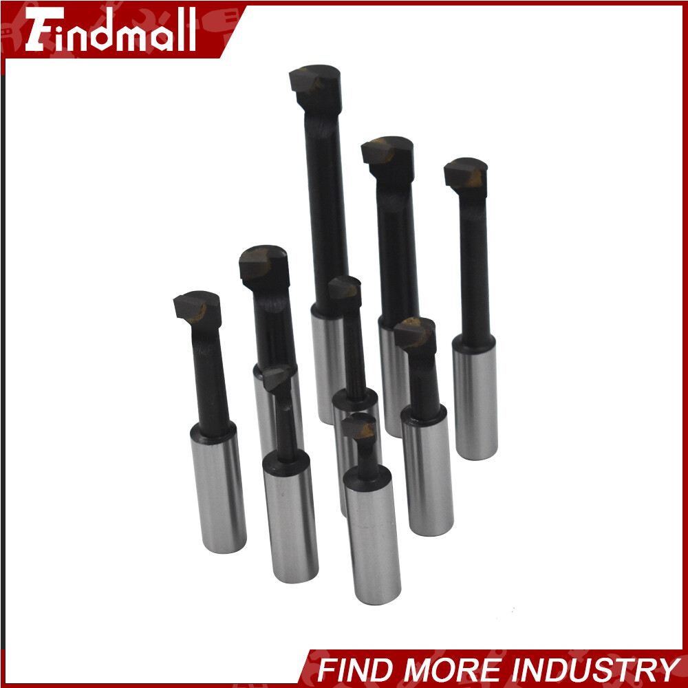 9 PCS 1/2" BORING BAR SET CARBIDE TIPPED BARS 1/2" SHANK LATHE TOOL