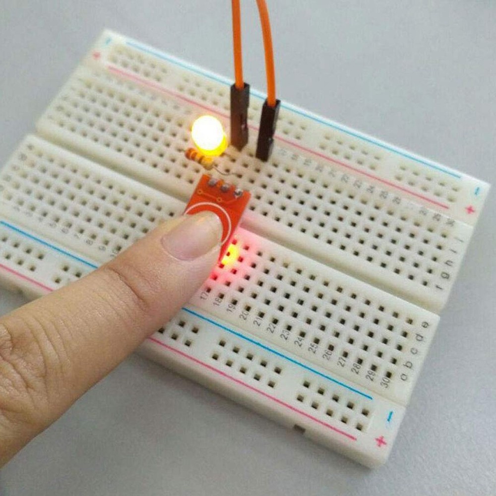 50pcs TTP223 button modular self-locking capacitive jog switch 7396