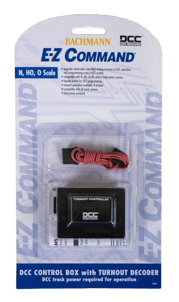 Bachmann Trains - DCC Control Box with Turnout DECODER - HO Scale One Size