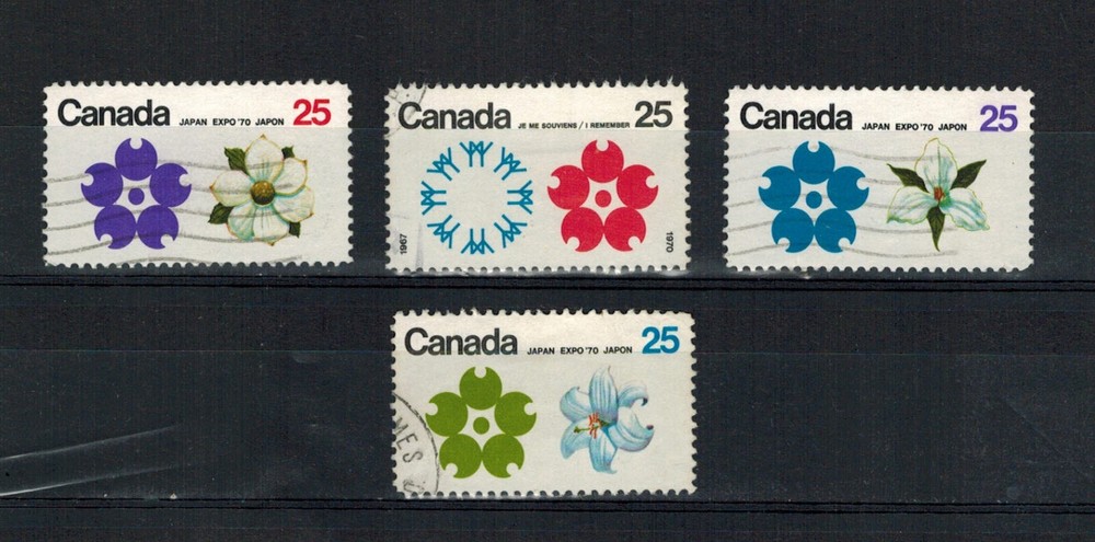CANADA SCOTT 508-511 USED EXPO 70