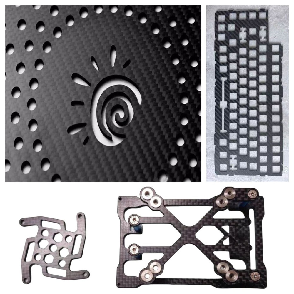 3K Carbon Fiber Sheet Customized Cutting Carbon Plate Processing CNC Machining