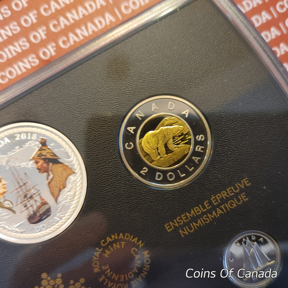 2018 Canada Special Edition Colored Silver Dollar Proof Set #coinsofcanada