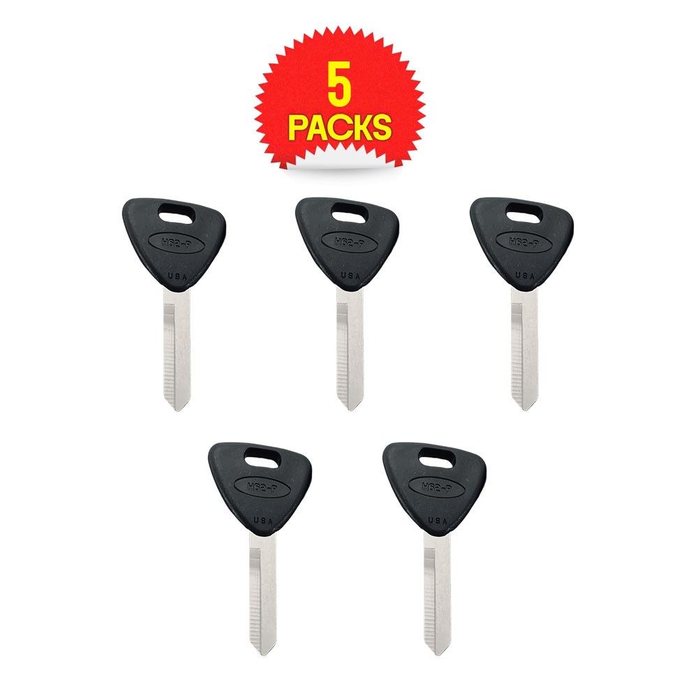 H62F Plastic Head Key Blank Nickel