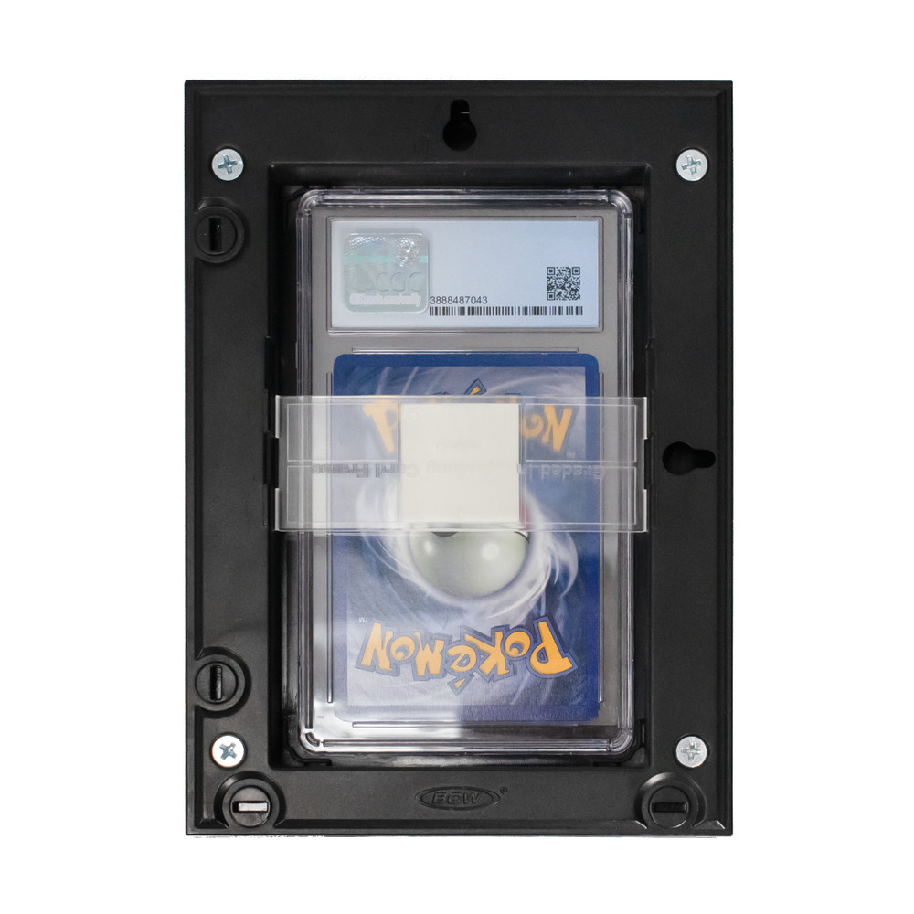 BCW Wall Mountable Interlocking Graded Card Display Frames Black New