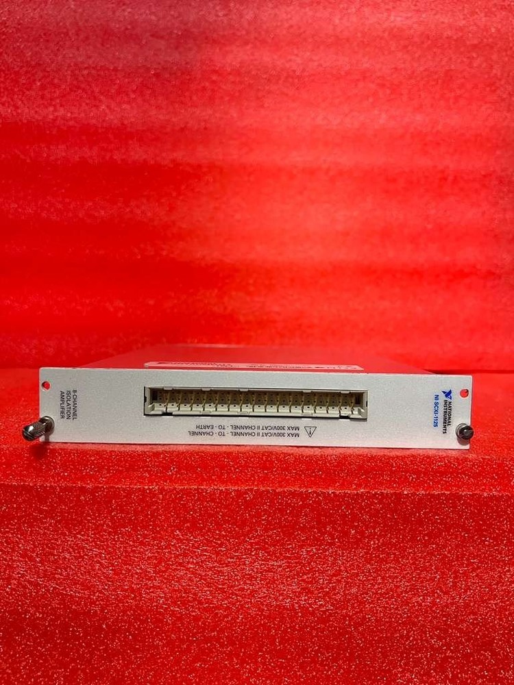 NI National Instruments SCXI-1125 8-ch Programmable Isolation Amplifier Module