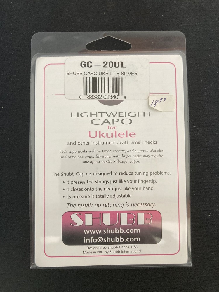 Shubb Ukulele Capo