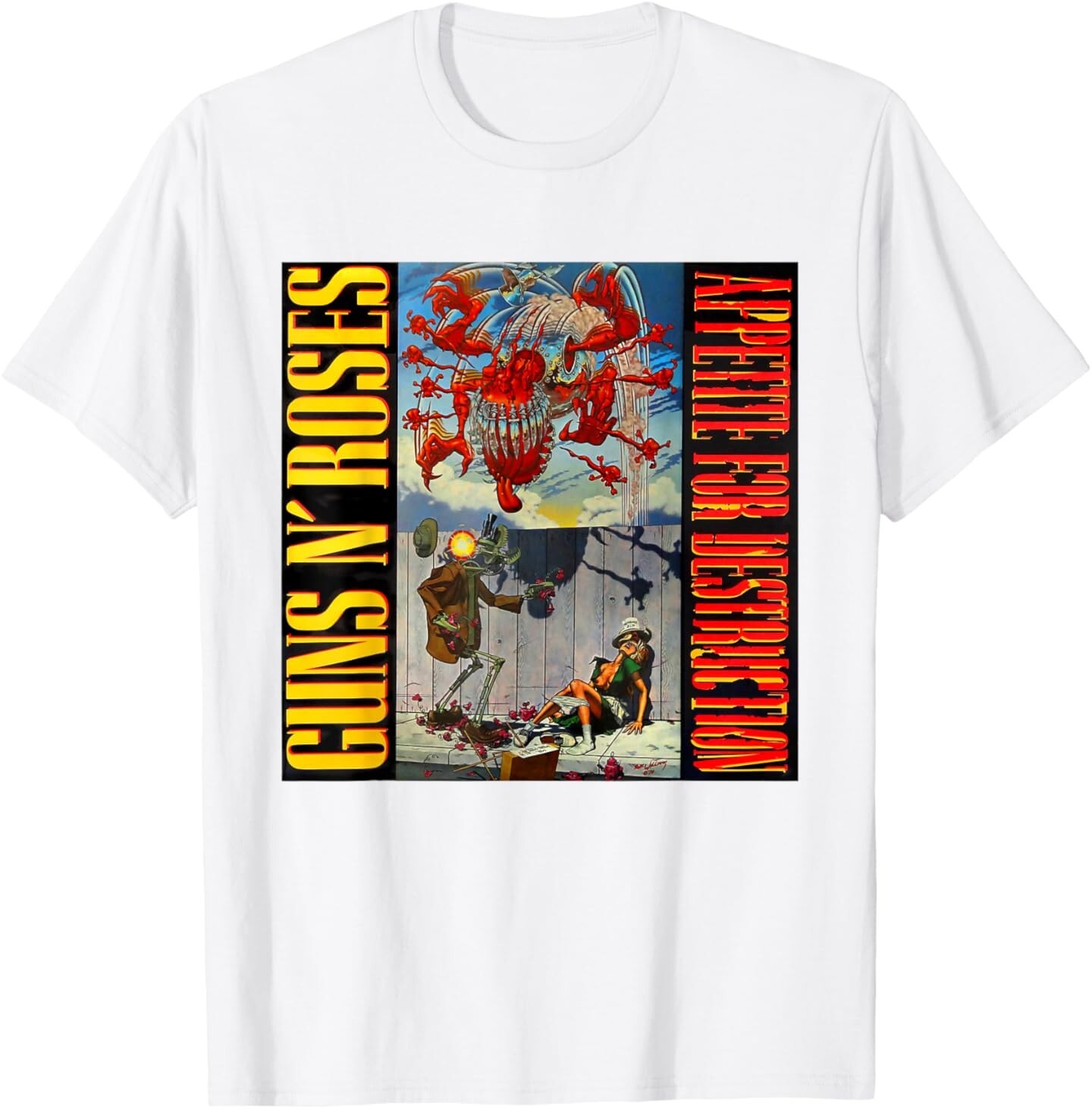 Official Guns N' Roses Appetite For Destruction T-Shirt