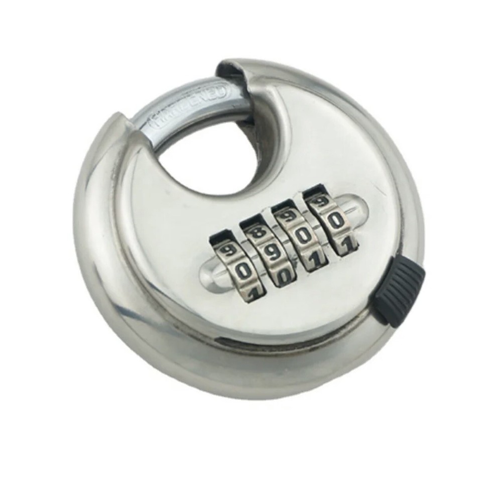 Round Combination Lock Heavy Duty Disc Padlock