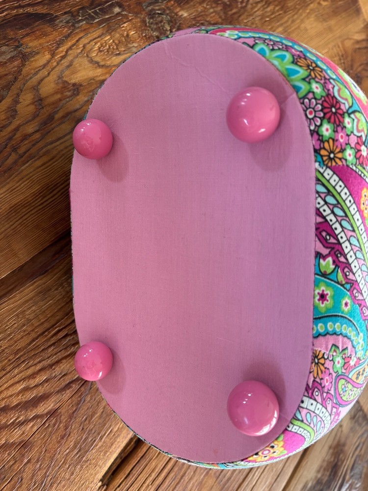 Pink Paisley Sewing Box