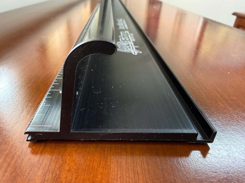 28" SOOPER EDGE Black Anodized Safety Ruler