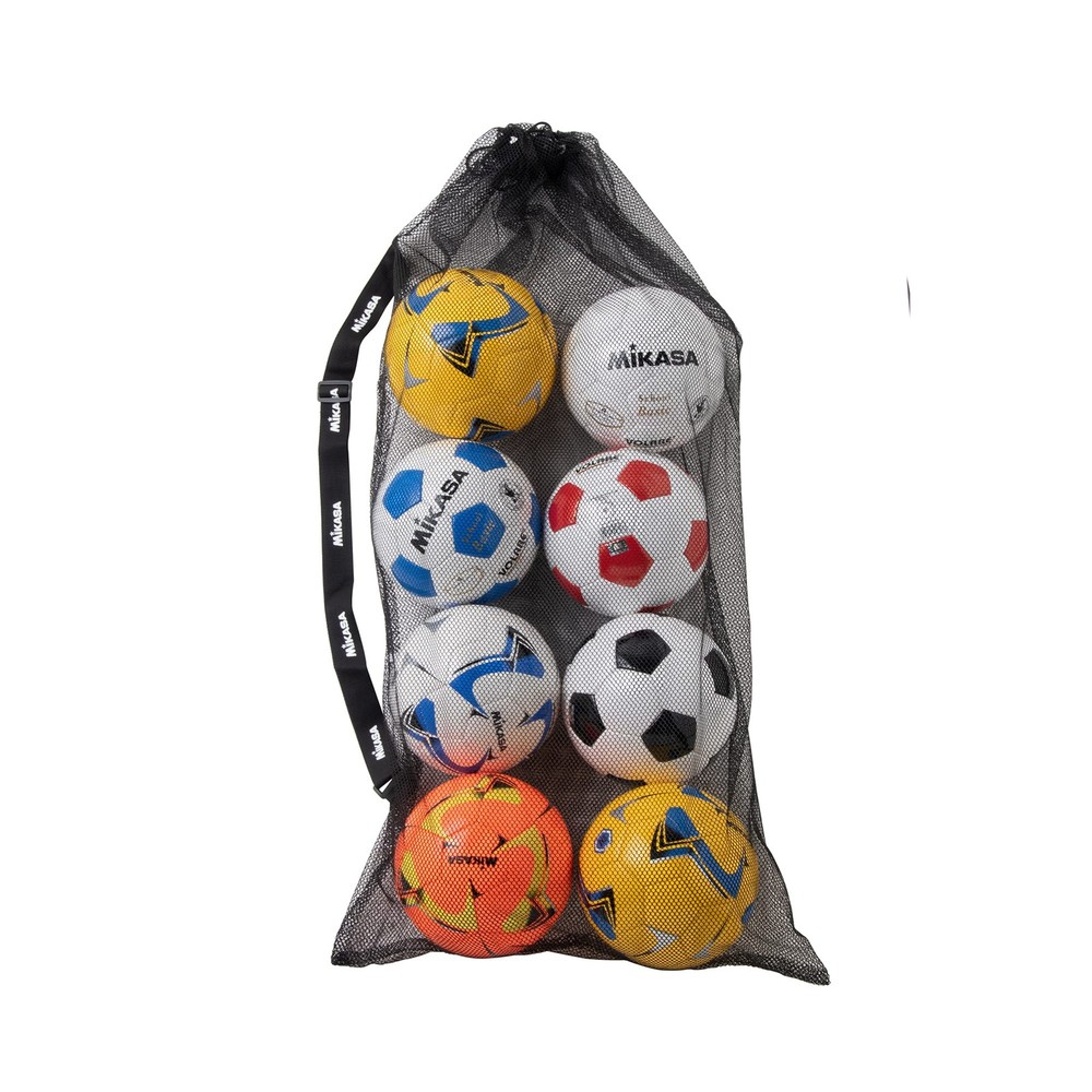 MIKASA Ball Bag Mesh Drawstring Type Large Size Black MBB2