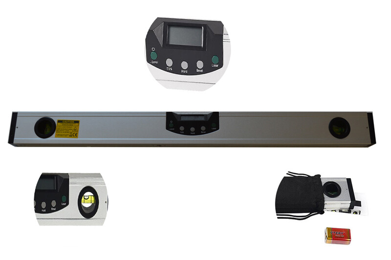 600mm Digital Display Infrared Level Angle Ruler Automatic Power Off