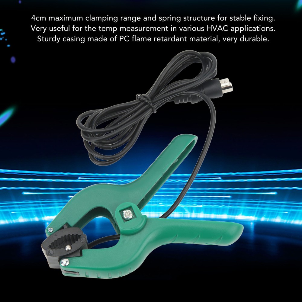Hot HVAC Temperature Clamp 4 Pin Temp Probe Sensor ‑40~150℃ Testing For
