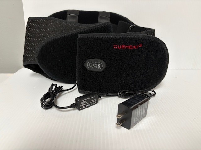 CUEHEAT Heating Pad for Back. Heating Back Brace with Massaging Function.