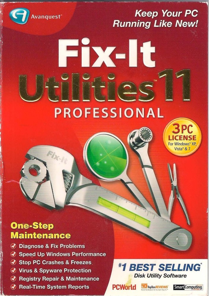 Fix-It 11 Professional Utilities PC Software