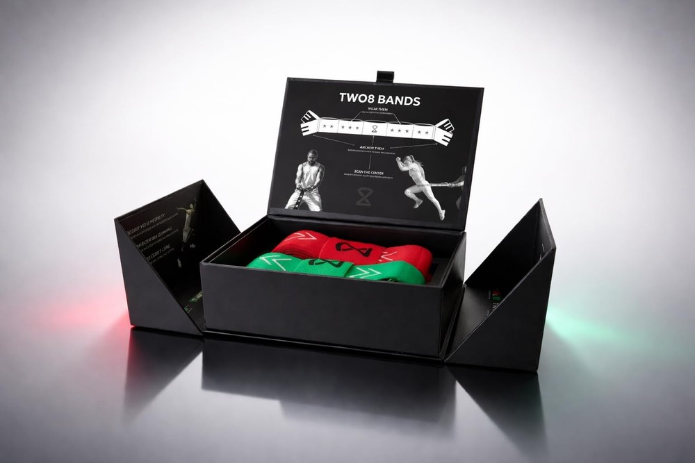 Two8 Bands Wearable Resistance Training System – Multi-Loop Fabric Bands with...