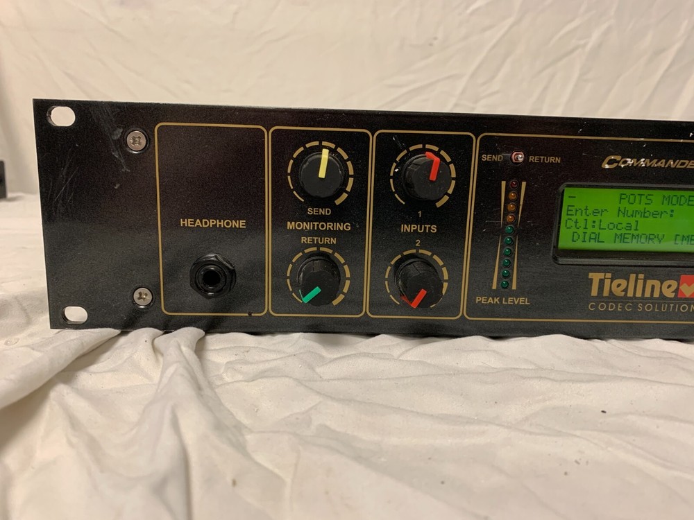 TieLine Codec Solutions TLR200 Commander Rack POTS ISDN Digital Audio Codec Work