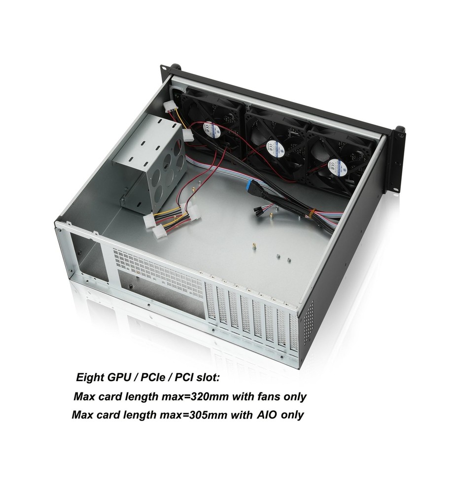 RackChoice 3U rackmount Server Chassis Support Liquid Cooling Compatibility u...