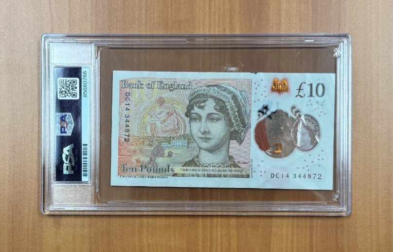 Central Cee Signed Autographed 10 Pound Note PSA/DNA COA Currency "Live Yours"