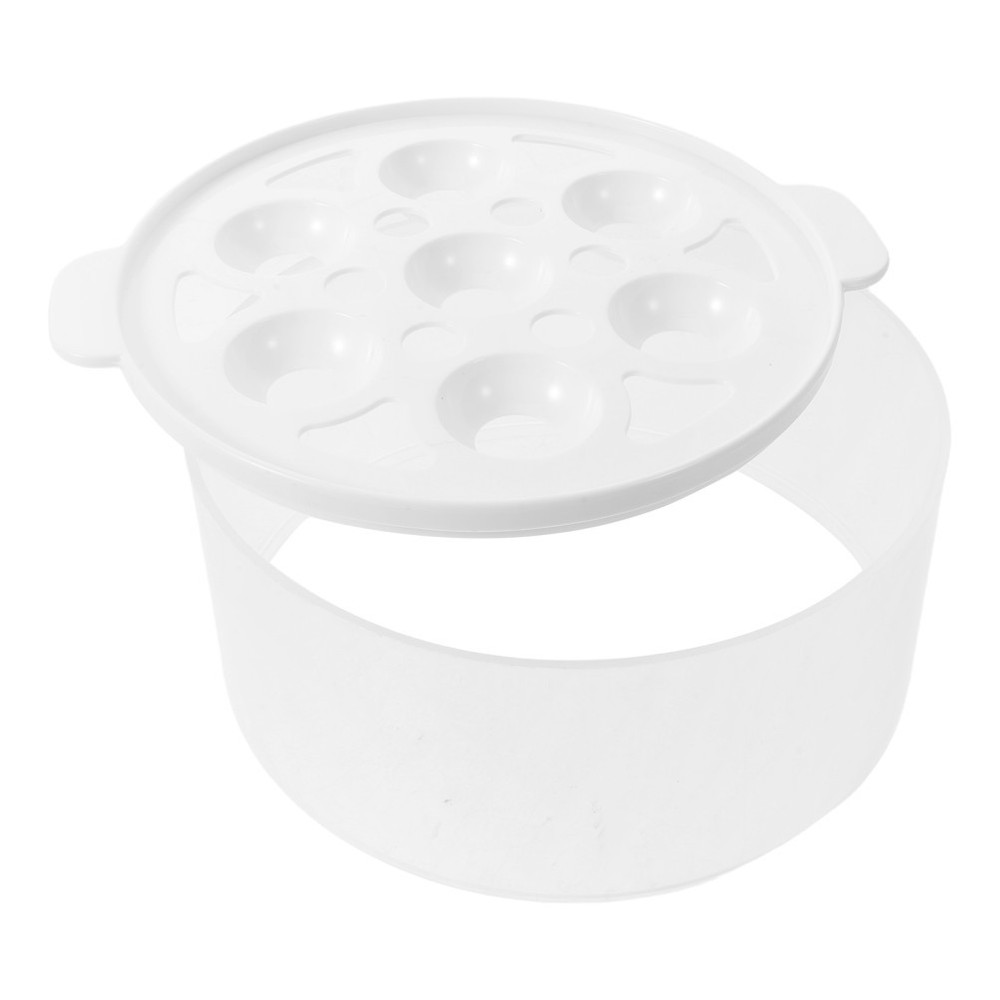 2 Pcs Egg Cooker Accessories Rack Holder Steamer Stackable Ring Replacement