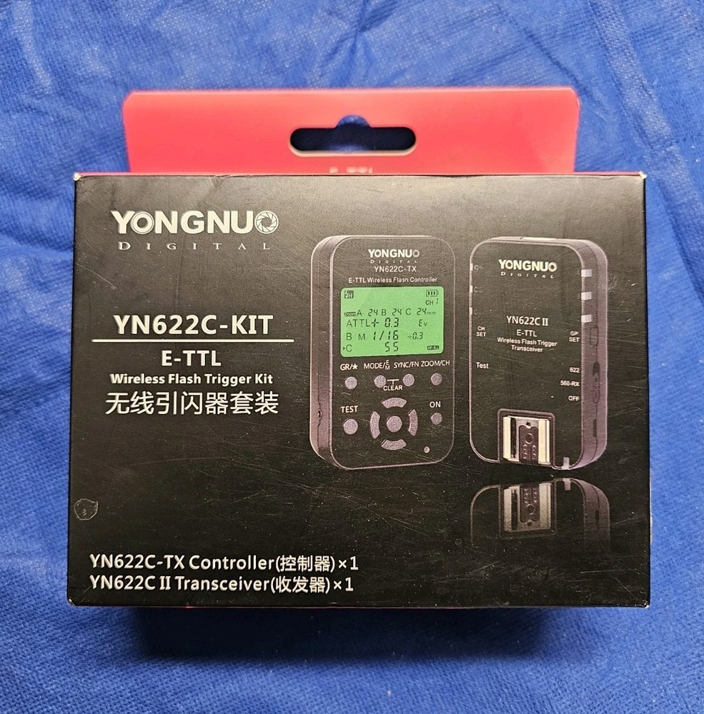 Yongnuo YN-622C KIT Wireless Flash Trigger KIT TX Controller II Transceiver