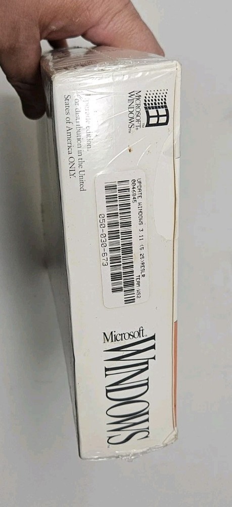 NEW SEALED Microsoft Windows Operating System Version 3.1 Special Upgrade Editio