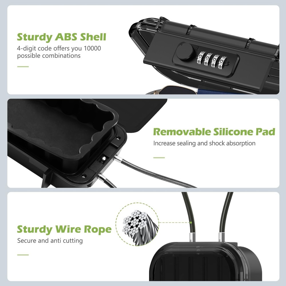 Zulkit Junction Box ABS Plastic Dustproof Waterproof IP67 Electrical Boxes