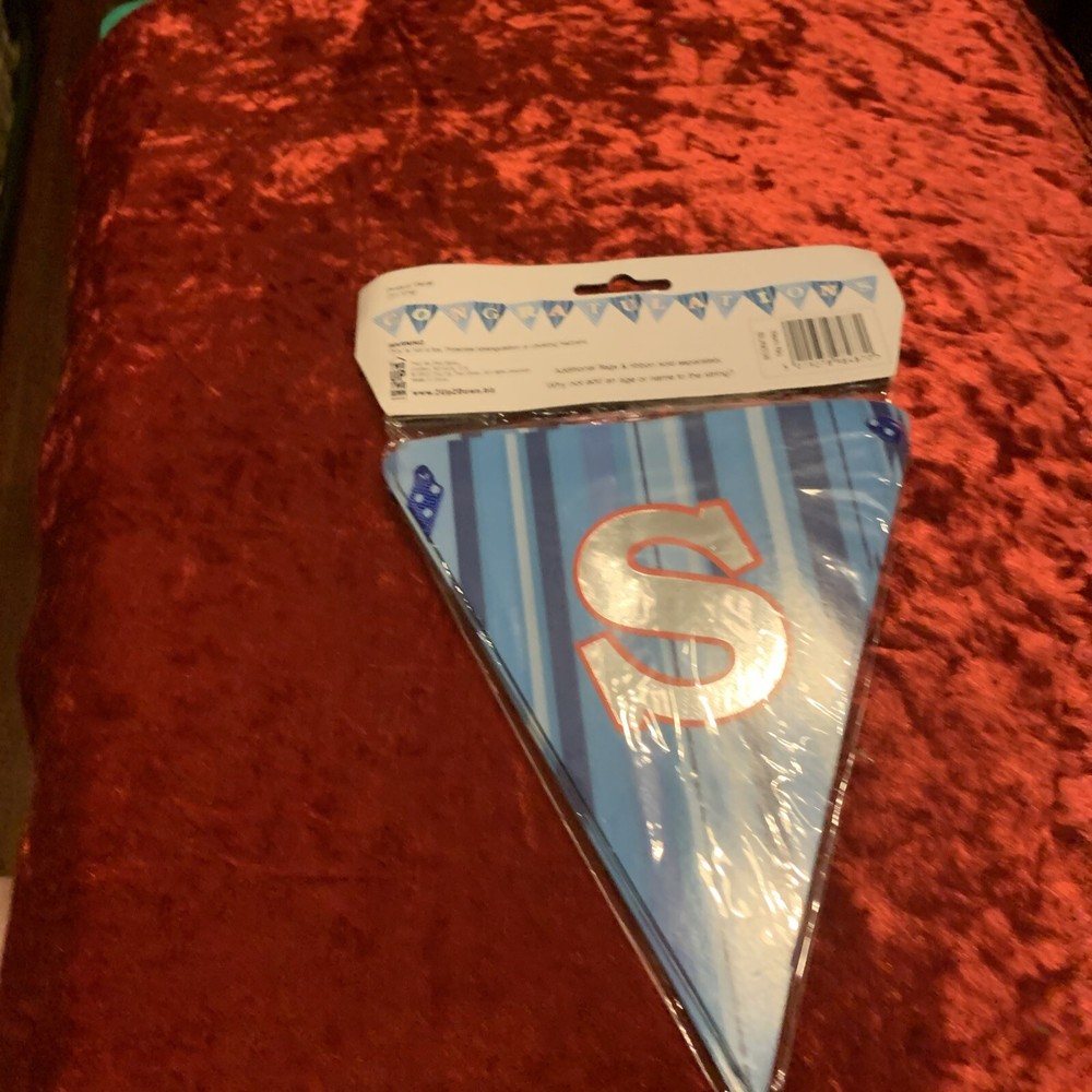 Congratulations Bunting Blue