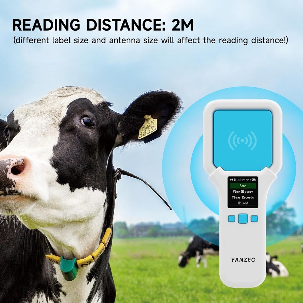 YANZEO SR300 UHF RFID Reader Scanner Wireless Bluetooth for Warehouse Inventory