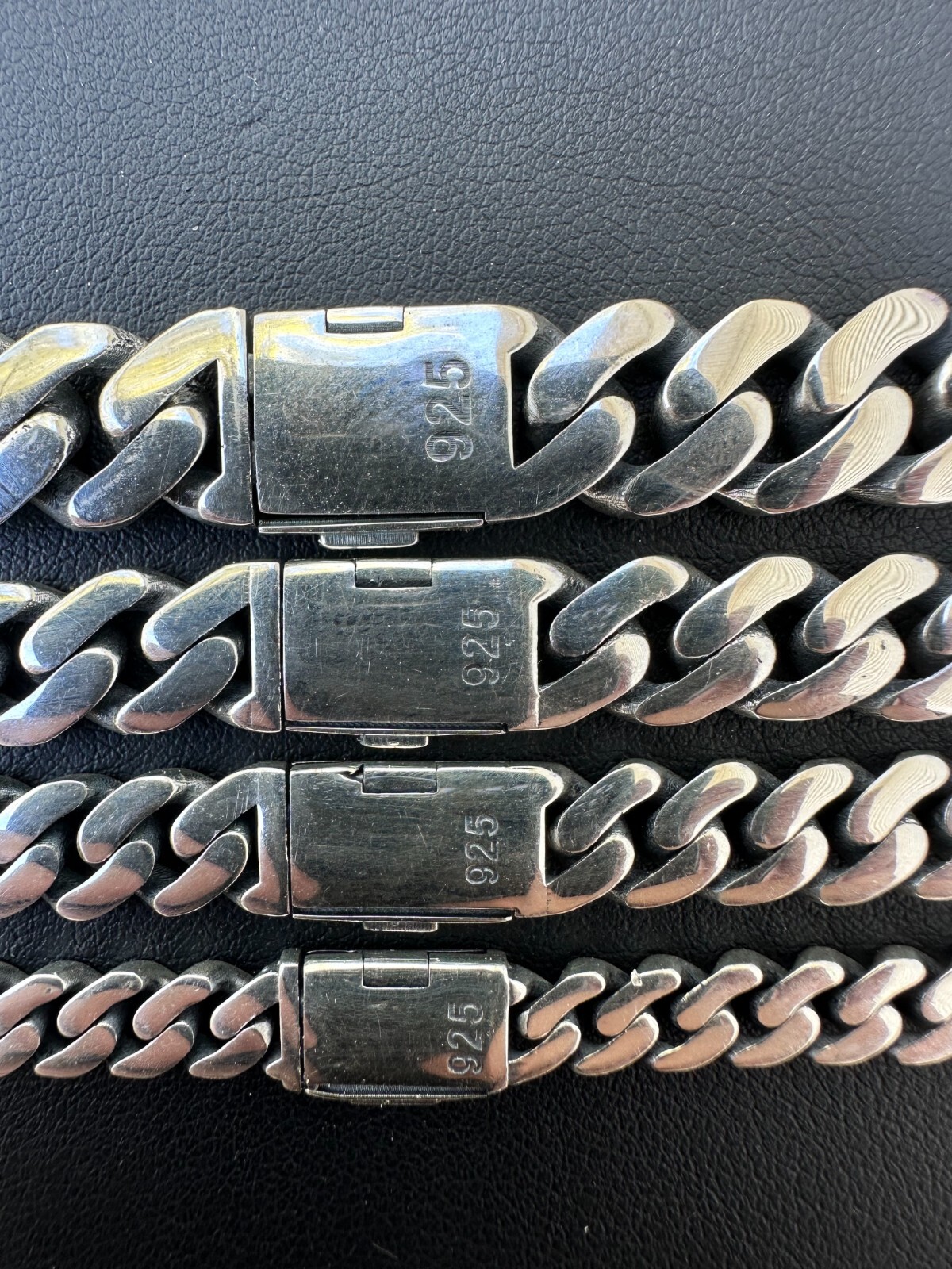 Miami Cuban Link Chain Necklace Real 925 Sterling Silver 6-12mm