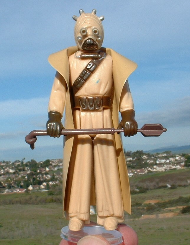 NICE REPRO Sandpeople Cape & Gaffi Stick Weapon 1977 Vintage Star War Raider