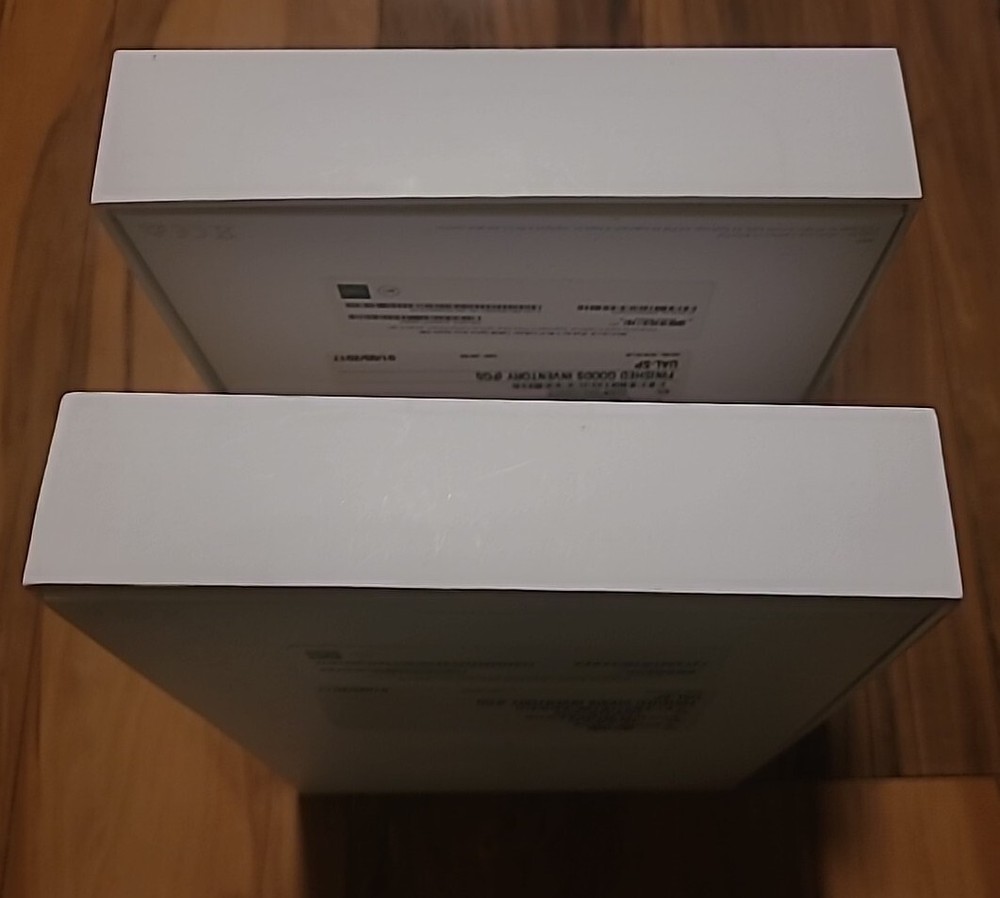 (2) iPad Air 2 Wi-fi Cellular Apple boxes (Empty Boxes) for 128 GB Space GRAY