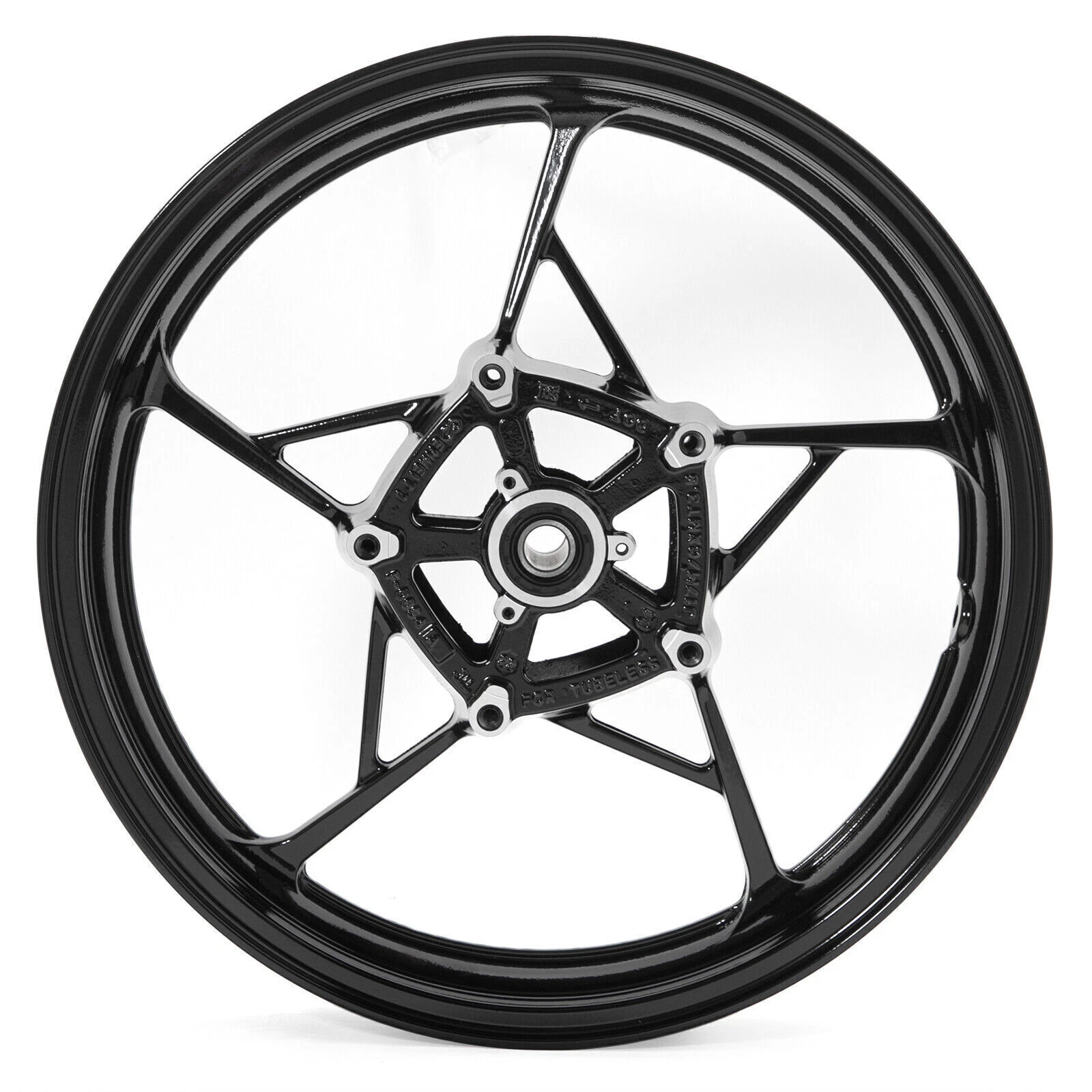 17"x3.5" Gloss Black Front Wheel Rim For Kawasaki Z900 Z650 Ninja 650 17-24