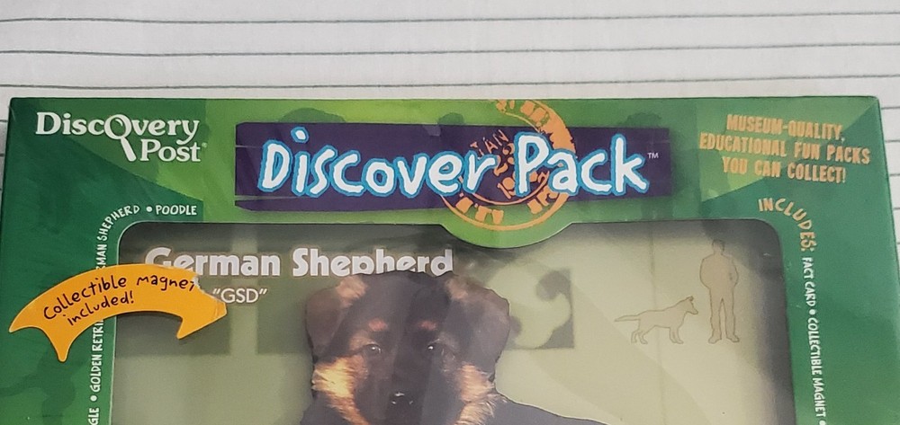 GERMAN SHEPHERD DISCOVER PACK DISCOVERY POST NEW